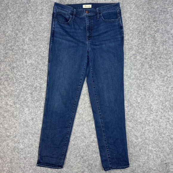 Madewell Roadtripper Stovepipe Jeans Dark Wash Size 31 - Picture 2 of 13